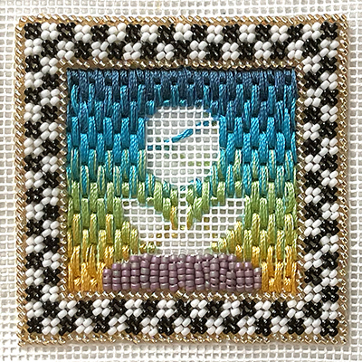 beaded needlepoint