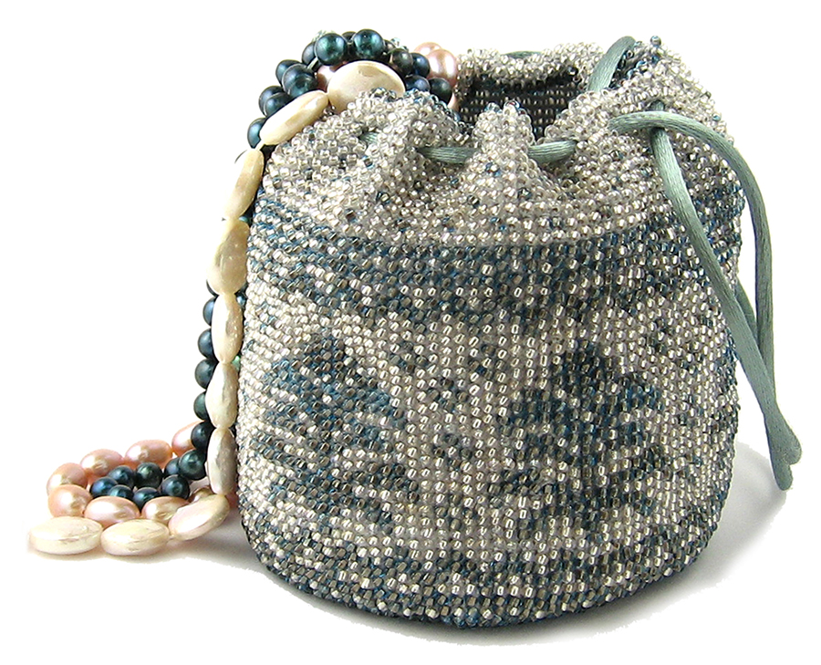 Bead crochet bag