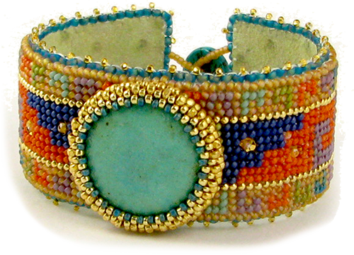 Cancun bead needlepoint