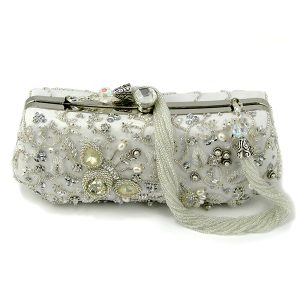 crystal beaded bag